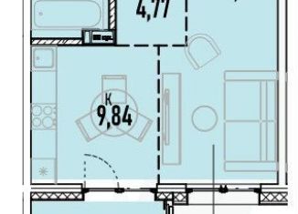 1-ком. квартира на продажу, 38.3 м2, Иркутск, Октябрьский округ, Донская улица, 5Г