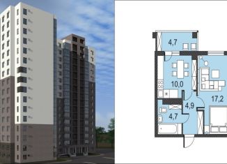 Продажа однокомнатной квартиры, 41.5 м2, Волгоградская область, Гагринская улица, 3