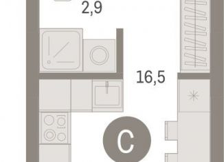 Продается квартира студия, 26.3 м2, Екатеринбург, метро Уралмаш, улица Стачек, 62