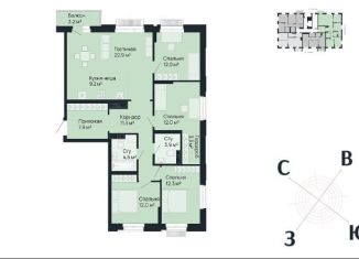 Продается 4-ком. квартира, 112.4 м2, Нижний Новгород, улица Невзоровых