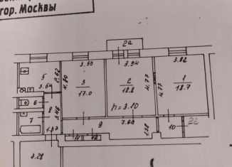 Продам комнату, 18.7 м2, Москва, 1-й Кожуховский проезд, 9, Даниловский район