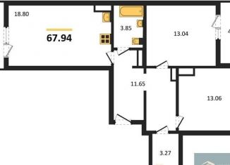 Продаю двухкомнатную квартиру, 67.9 м2, Воронежская область