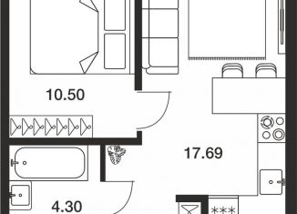 Продаю 1-ком. квартиру, 35.9 м2, 