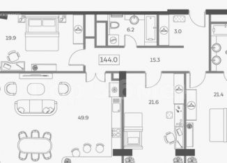 Продаю 3-комнатную квартиру, 145 м2, Москва, Мытная улица, 40к3