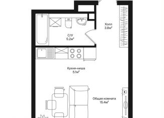 Продается 1-ком. квартира, 29.5 м2, Москва, улица Маршала Бирюзова, 1к1, СЗАО