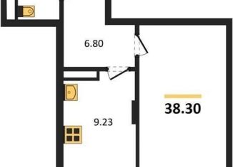 Продаю однокомнатную квартиру, 38.3 м2, Воронеж, Коминтерновский район, Покровская улица, 19