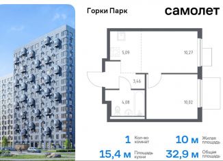 Продажа 1-комнатной квартиры, 32.9 м2, Московская область, жилой комплекс Горки Парк, 8.2