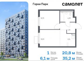 Продается 1-комнатная квартира, 35.2 м2, Московская область, жилой комплекс Горки Парк, 8.1