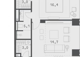 Продаю двухкомнатную квартиру, 94.2 м2, Москва, Садовая-Сухаревская улица, 14с1