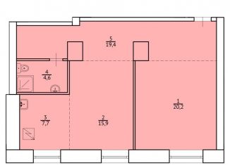 Продажа 2-ком. квартиры, 67.8 м2, Люберцы, Хлебозаводской тупик, 9