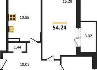 Продаю двухкомнатную квартиру, 54.2 м2, Воронеж, Советский район