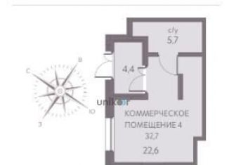 Продаю помещение свободного назначения, 32.7 м2, Пермь, Мотовилихинский район, Серебристая улица, 7