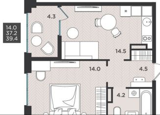 Продаю 1-ком. квартиру, 39.4 м2, Архангельская область