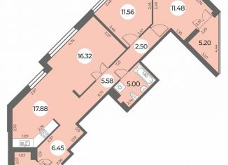 Продаю 3-комнатную квартиру, 83 м2, Санкт-Петербург, Красносельский район