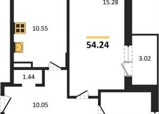 Продажа 2-ком. квартиры, 54.2 м2, Воронеж, Советский район