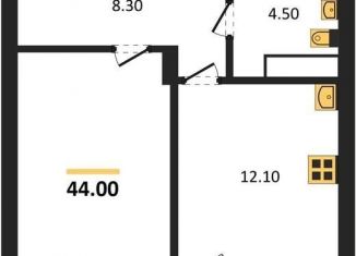 Продается 1-комнатная квартира, 44 м2, Воронеж, бульвар Содружества, 1, Железнодорожный район