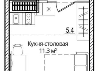 Продажа квартиры студии, 27.3 м2, деревня Борисовичи, улица Дмитрия Яковлева, 8