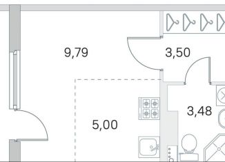 Продается квартира студия, 24.8 м2, посёлок Стрельна, ЖК Любоград