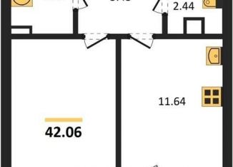 Продам 1-комнатную квартиру, 42.1 м2, Воронеж, улица Ломоносова, 116/25, Центральный район