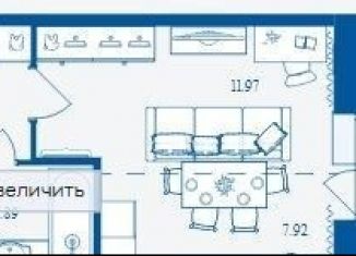 Квартира на продажу студия, 32.8 м2, Брянск