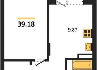 Продам 1-комнатную квартиру, 39.2 м2, Воронеж, Коминтерновский район, Электросигнальная улица, 9Ак2