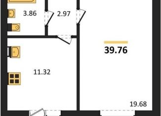 Продаю 1-ком. квартиру, 39.8 м2, Отрадненское сельское поселение