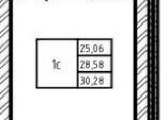 Квартира на продажу студия, 30.3 м2, Новосибирская область, микрорайон Индустриальный, 25