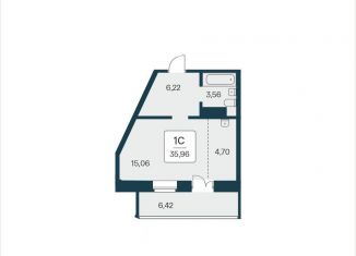 Продам квартиру студию, 36 м2, Новосибирск