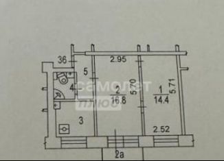 Продам 2-комнатную квартиру, 45.2 м2, Москва, улица Симоновский Вал, 9, улица Симоновский Вал