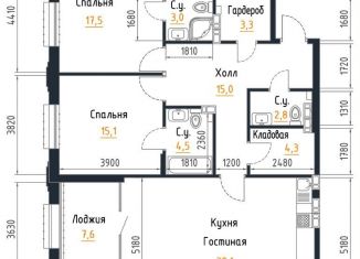 Продам 2-комнатную квартиру, 109.8 м2, Ростов-на-Дону, улица Седова