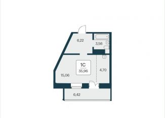 Продается квартира студия, 36 м2, Новосибирск