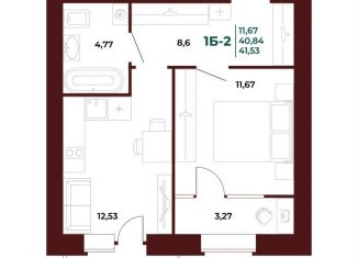 Продам 1-комнатную квартиру, 41.5 м2, Пенза, проспект Строителей, 21Ак1