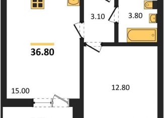 Продаю однокомнатную квартиру, 36.8 м2, Воронеж, Коминтерновский район