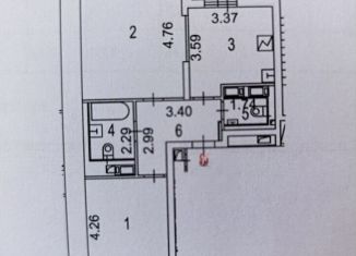 Продажа 2-ком. квартиры, 58 м2, Москва, Щёлковское шоссе, 92Ак1, район Северное Измайлово