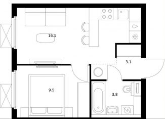 Продаю 1-комнатную квартиру, 32.5 м2, Московская область