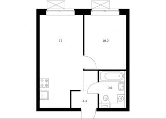 Продается 1-комнатная квартира, 34 м2, Москва, Кавказский бульвар, 51к2, метро Кантемировская