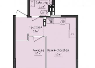 Продаю 1-ком. квартиру, 32.3 м2, село Первомайский, жилой комплекс Город Оружейников, 24