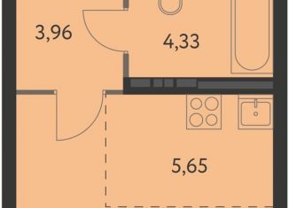 Продаю квартиру студию, 25.9 м2, Екатеринбург