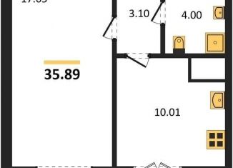 Продается 1-ком. квартира, 35.9 м2, Воронеж, Цимлянская улица, 10В, Левобережный район