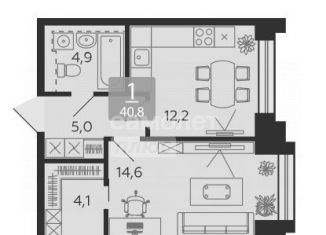 Продажа 2-комнатной квартиры, 40.8 м2, Москва, улица Родченко, 2, ЖК Зиларт