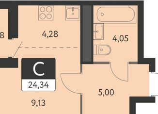 Продаю квартиру студию, 23.4 м2, Екатеринбург