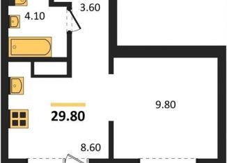 Продается однокомнатная квартира, 29.8 м2, Новосибирская область, Большая улица, 23