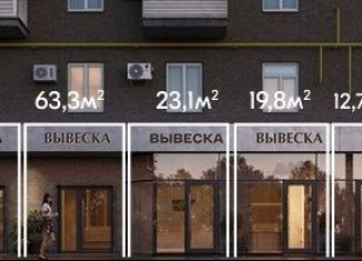 Сдается в аренду торговая площадь, 19.8 м2, Москва, Ленинградский проспект, 33к3, район Беговой