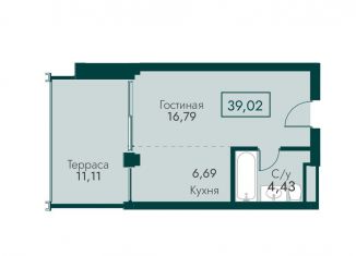 Продаю 1-ком. квартиру, 39 м2, поселок городского типа Массандра, улица Мухина, 17А