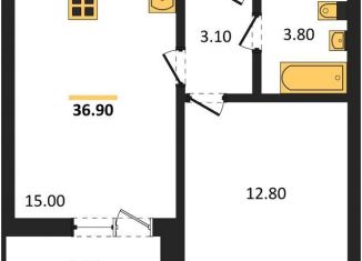 Продается 1-ком. квартира, 36.9 м2, Воронеж, Коминтерновский район