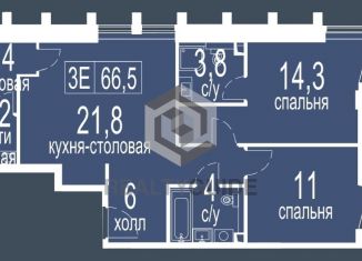 Продам 3-ком. квартиру, 68 м2, Москва, Большая Черёмушкинская улица, 25с14, метро Академическая