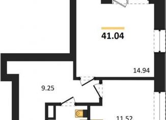 Продаю 1-комнатную квартиру, 41 м2, Воронеж, Электросигнальная улица, 9Ак2