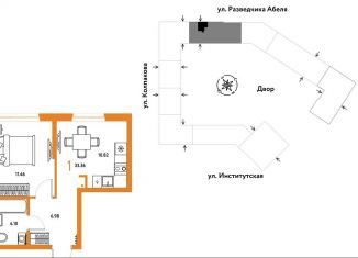 Продажа 1-ком. квартиры, 33.4 м2, Москва, метро Технопарк