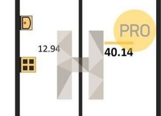 Продам 1-ком. квартиру, 40.1 м2, Ростов-на-Дону, улица 23-я Линия, 54с7, ЖК Город у Реки