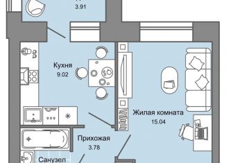 Продам 1-комнатную квартиру, 34 м2, Кировская область, улица 4-й Пятилетки, 82